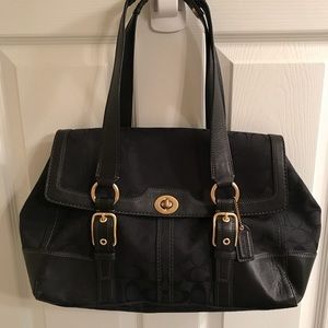 Coach Large Canvas & Leather ‘C’
